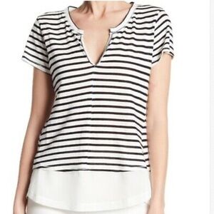Sanctuary > Striped V Neck Top Small